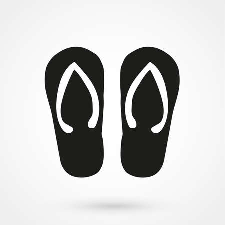 slippers iconのイラスト素材
