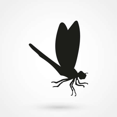 dragonfly iconのイラスト素材