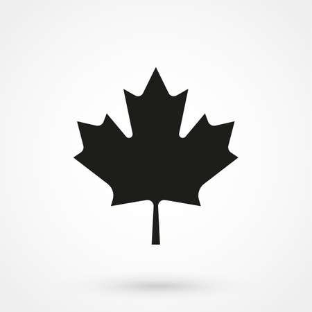 maple leaf iconのイラスト素材