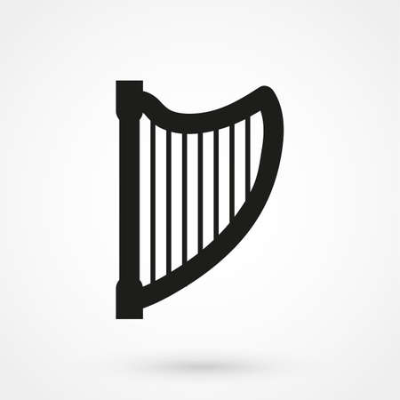 harp iconのイラスト素材