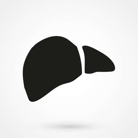 Liver icon.のイラスト素材