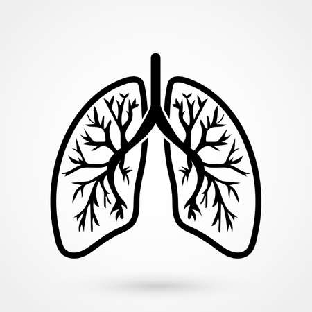 Human Lungs iconのイラスト素材