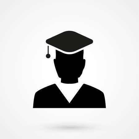 graduate student iconのイラスト素材