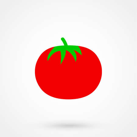 red tomato iconのイラスト素材