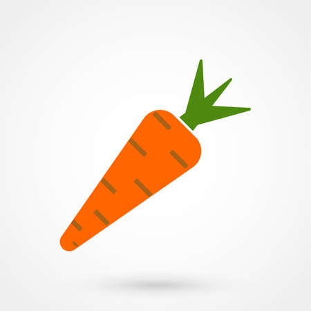 yellow carrot iconのイラスト素材