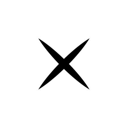 Delete icon, flat design styleのイラスト素材