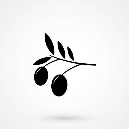 Olives icon illustration.のイラスト素材