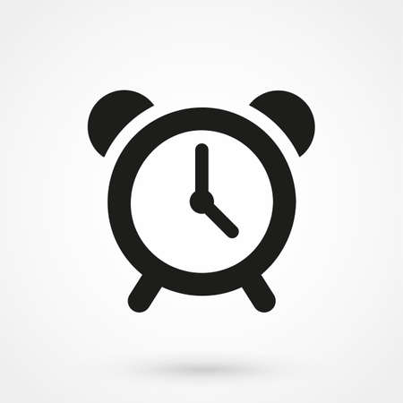 Alarm Icon on white background. Vector illustration.のイラスト素材