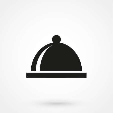 Tray Icon on white background. Vector illustration.のイラスト素材