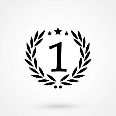 Victory wreath Icon Vector.のイラスト素材