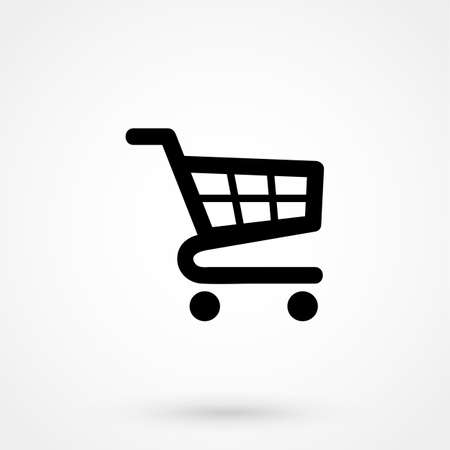 Shopping cart icon (Vector)のイラスト素材