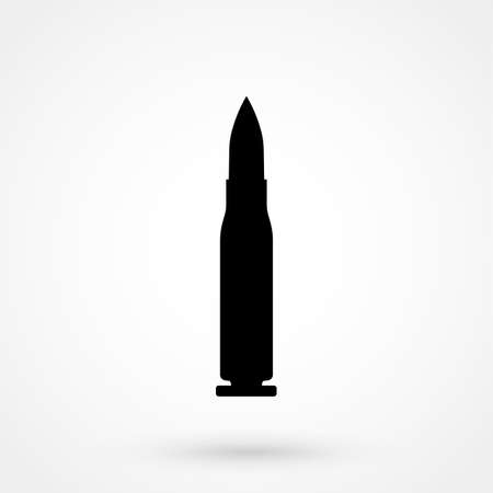 Machine gun bullet icon.のイラスト素材
