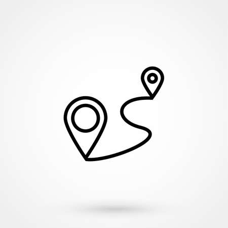 Location icon.のイラスト素材