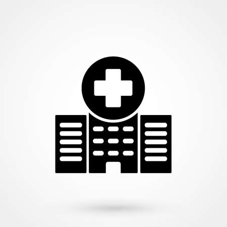 hospital iconのイラスト素材