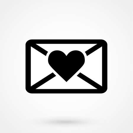 love letter iconのイラスト素材