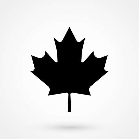Maple Leaf vector icon.のイラスト素材