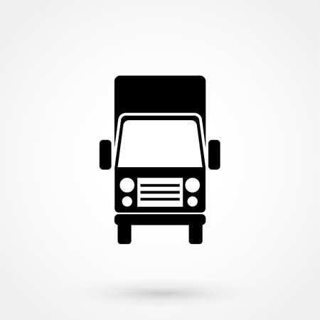 Vector icon of a truckのイラスト素材
