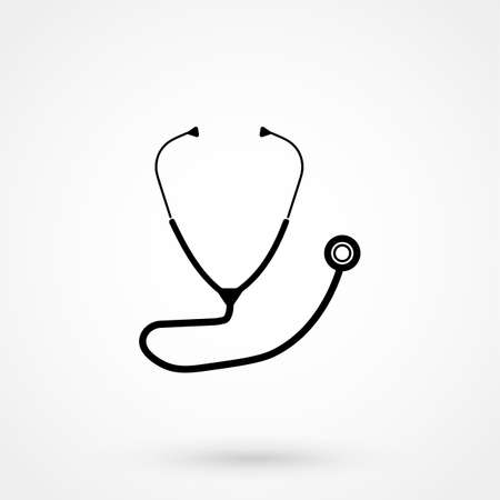 Stethoscope Icon isolated on background.のイラスト素材