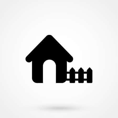 dog house iconのイラスト素材