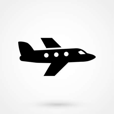 Airplane - vector iconのイラスト素材
