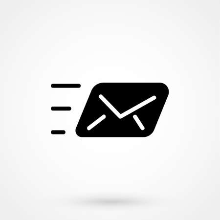 Sending a message. Web icon.のイラスト素材