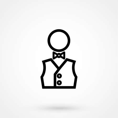 Butler iconのイラスト素材