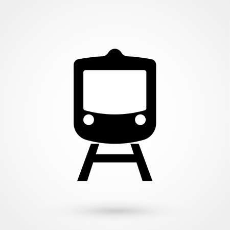 Train icon.train vector on gray background .Transport icons.transportation vector illustrationのイラスト素材