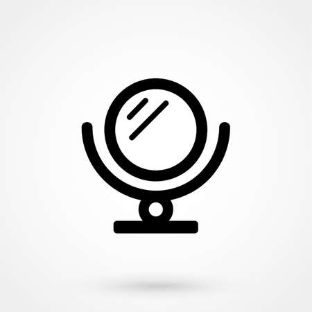 mirror icon illustration isolated vector sign symbolのイラスト素材