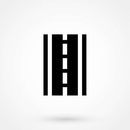 road Icon.のイラスト素材
