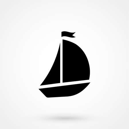 Sail Boat iconのイラスト素材