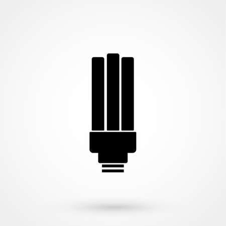 Fluorescent light vector icon. Bulb sign. Lantern symbolのイラスト素材