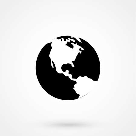 earth iconのイラスト素材