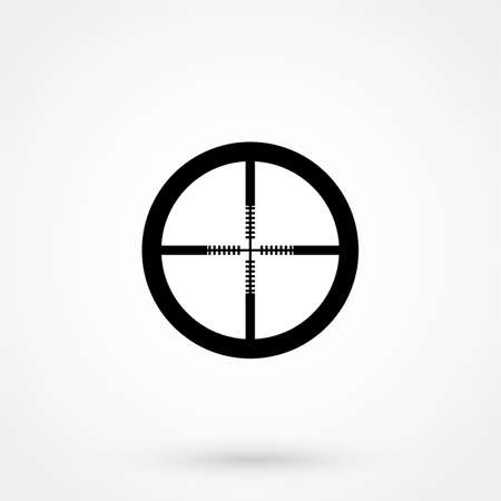 icon of crosshairのイラスト素材