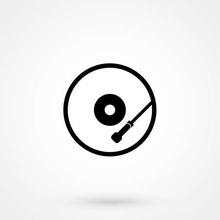 Bell ringing symbol.のイラスト素材