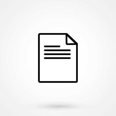 Document icon.のイラスト素材