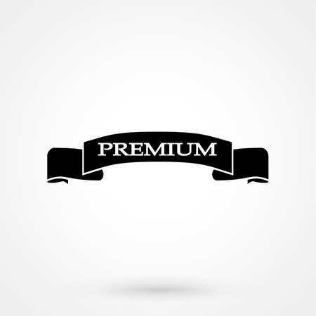 The banner icon. Ribbon symbol.のイラスト素材