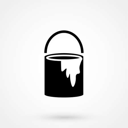 Paint bucket icon. paint bucket vector illustrationのイラスト素材