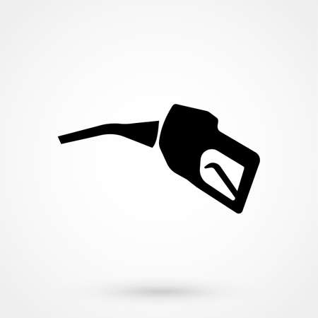 Gun for fuel pump with of fuel, vector iconのイラスト素材