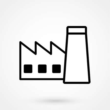 factory icon vector illustration.のイラスト素材