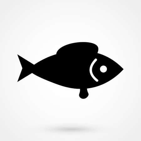 Fish symbol vector illustration.のイラスト素材
