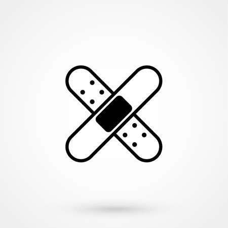 plaster icon vector illustration.のイラスト素材