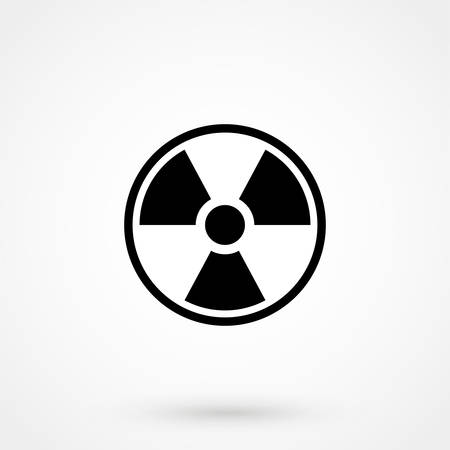 The radiation icon. Radiation symbol.のイラスト素材