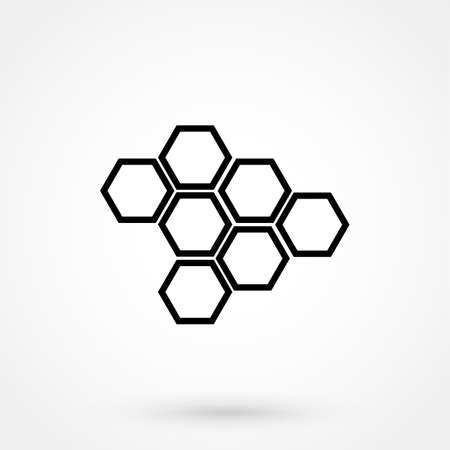 Honey icon isolated on white background. Vector art.のイラスト素材