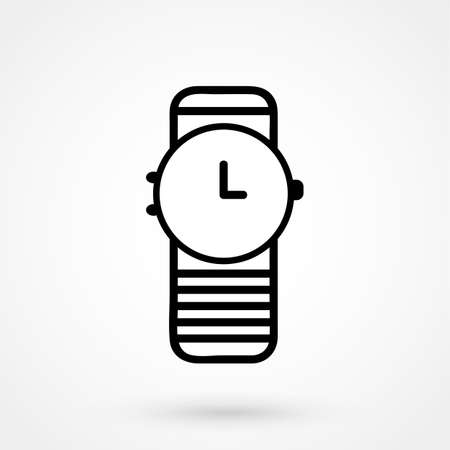 Watch flat icon.のイラスト素材