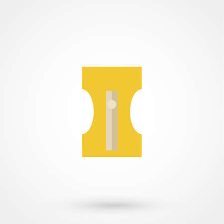 Pencil sharpener vector icon, tool symbol. Modern, simple flat vector illustration for web site or mobile appのイラスト素材
