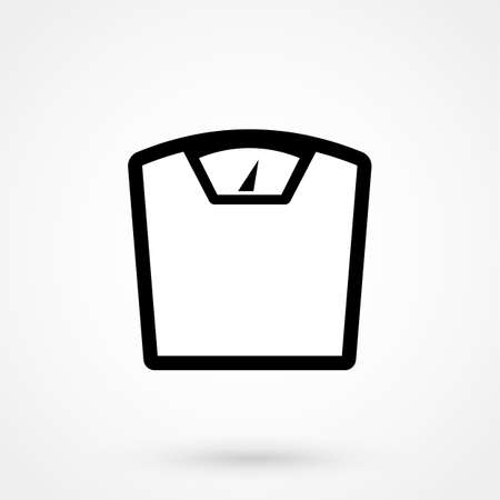 floor scales icon. One of set web iconsのイラスト素材