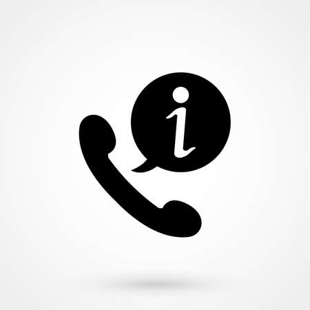 Telephone Information Iconのイラスト素材