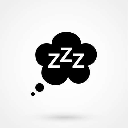 speech bubble of dreaming vector illustrationのイラスト素材