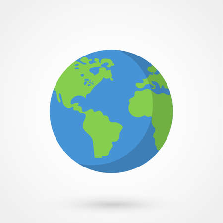 Planet Earth icon imageのイラスト素材