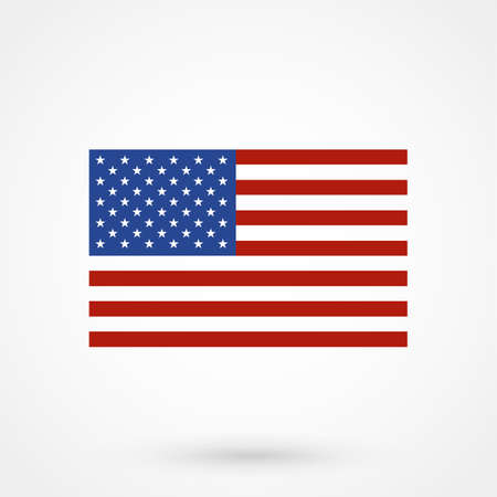 United states flag icon, Vectorのイラスト素材